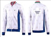 Wholesale Cheap NHL Toronto Maple Leafs Zip Jackets White-3