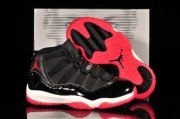 Wholesale Cheap Air Jordan 11 Kid Shoes Black/Red