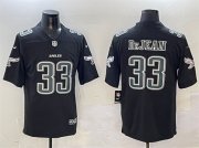 Cheap Men's Philadelphia Eagles #33 Cooper DeJean Black Fashion New Vapor Untouchable Limited Stitched Football Jersey