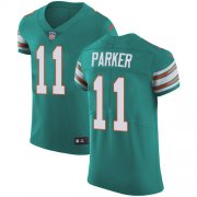 Wholesale Cheap Nike Dolphins #11 DeVante Parker Aqua Green Alternate Men's Stitched NFL Vapor Untouchable Elite Jersey