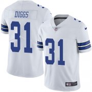 Wholesale Cheap Nike Cowboys #31 Trevon Diggs White Men's Stitched NFL Vapor Untouchable Limited Jersey