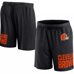 Cheap Men\'s Cleveland Browns Brown Shorts