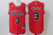 Wholesale Cheap Men's Chicago Bulls #3 Dwyane Wade Red White Revolution 30 Swingman Adidas Basketball Jersey