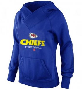 Wholesale Cheap Women\'s Kansas City Chiefs Big & Tall Critical Victory Pullover Hoodie Blue