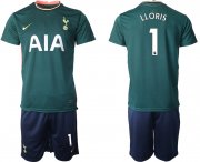 Wholesale Cheap Men 2020-2021 club Tottenham Hotspur away 1 green Soccer Jerseys