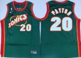 Wholesale Cheap Seattle Supersonics #20 Gary Payton 1995-96 Green Swingman Jersey