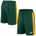 Wholesale Cheap Men's Green Bay Packers Green Performance Shorts