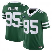 Cheap Men's New York Jets #95 Quinnen Williams Green 2024 F.U.S.E. With 2-Star C Patch Vapor Limited Stitched Jersey