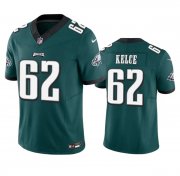 Cheap Men's Philadelphia Eagles #62 Jason Kelce Green 2023 F.U.S.E. Vapor Untouchable Limited Stitched Football Jersey