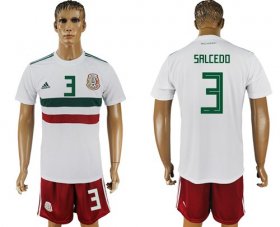 Wholesale Cheap Mexico #3 Salcedo Away Soccer Country Jersey