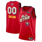 Cheap Men's 2025 All-Star Active Player Custom Red Stitched Basketball Jersey