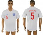 Wholesale Cheap England #5 Smalling Home Thai Version Soccer Country Jersey