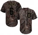 Wholesale Cheap Tigers #6 Al Kaline Camo Realtree Collection Cool Base Stitched MLB Jersey