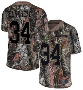 Wholesale Cheap Nike Patriots #34 Rex Burkhead Camo Men\'s Stitched NFL Limited Rush Realtree Jersey