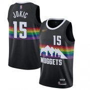 Wholesale Cheap Nuggets #15 Nikola Jokic Black Basketball Swingman City Edition 2019-20 Jersey