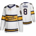 Wholesale Cheap Adidas Predators #8 Kyle Turris Men's White 2020 Winter Classic Retro Authentic NHL Jersey