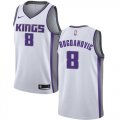 Wholesale Cheap Women's Sacramento Kings #8 Bogdan Bogdanovic White Basketball Swingman Association Edition Jersey