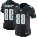 Wholesale Cheap Nike Eagles #88 Dallas Goedert Black Alternate Women's Stitched NFL Vapor Untouchable Limited Jersey