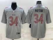 Wholesale Men's Chicago Bears #34 Walter Payton Grey Atmosphere Fashion 2022 Vapor Untouchable Stitched Limited Jersey