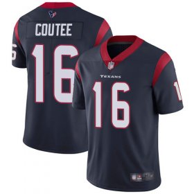 Wholesale Cheap Nike Texans #16 Keke Coutee Navy Blue Team Color Men\'s Stitched NFL Vapor Untouchable Limited Jersey