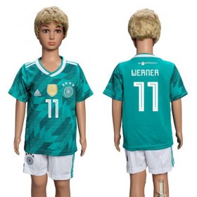 Wholesale Cheap Germany #11 Werner Away Kid Soccer Country Jersey