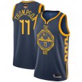 Wholesale Cheap Warriors #11 Klay Thompson Navy 2019 Finals Bound Basketball Swingman City Edition 2018-19 Jersey