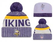 Wholesale Cheap NFL Minnesota Vikings Logo Stitched Knit Beanies 006