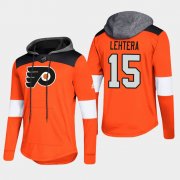 Wholesale Cheap Flyers #15 Jori Lehtera Orange 2018 Pullover Platinum Hoodie