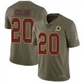 Wholesale Cheap Nike Redskins #20 Landon Collins Olive Men's Stitched NFL Limited 2017 Salute To Service Jersey