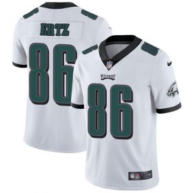 Wholesale Cheap Nike Eagles #86 Zach Ertz White Men\'s Stitched NFL Vapor Untouchable Limited Jersey