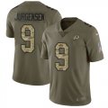 Wholesale Cheap Nike Redskins #9 Sonny Jurgensen Olive/Camo Men's Stitched NFL Limited 2017 Salute To Service Jersey