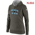 Wholesale Cheap Women's Nike Carolina Panthers Heart & Soul Pullover Hoodie Grey