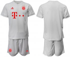 Wholesale Cheap Men 2020-2021 club Bayern Munchen away white goalkeeper Soccer Jerseys