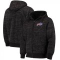 Wholesale Cheap Men's Buffalo Bills G-III Sports by Carl Banks Heathered Black Discovery Sherpa Full-Zip Jacket