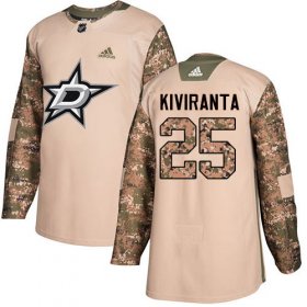 Cheap Adidas Stars #25 Joel Kiviranta Camo Authentic 2017 Veterans Day Youth Stitched NHL Jersey