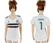 Wholesale Cheap Women's Mexico #1 Corona Away Soccer Country Jersey