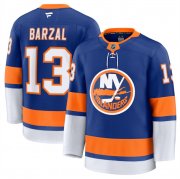 Men's New York Islanders #13 Mathew Barzal Royal 2024-25 Home Stitched Hockey Jersey