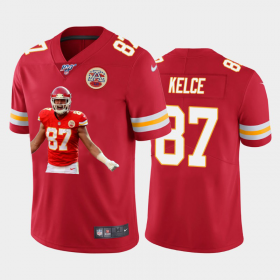 Cheap Kansas City Chiefs #87 Travis Kelce Nike Team Hero 2 Vapor Limited NFL 100 Jersey Red