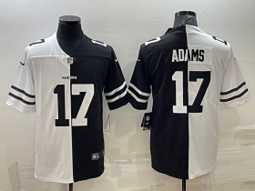 Wholesale Cheap Men\'s Las Vegas Raiders #17 Davante Adams White Black Two Tone 2021 Vapor Untouchable Stitched NFL Nike Limited Jersey