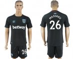 Wholesale Cheap West Ham United #26 Masuaku Away Soccer Club Jersey