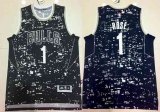 Wholesale Cheap Men's Chicago Bulls #1 Derrick Rose Adidas 2015 Urban Luminous Swingman Jersey