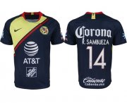 Wholesale Cheap America #14 R.Sambueza Away Soccer Club Jersey