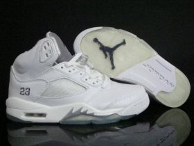 Wholesale Cheap Air Jordan 5 Retro Shoes White