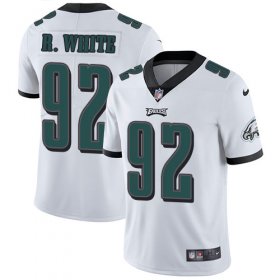 Wholesale Cheap Nike Eagles #92 Reggie White White Men\'s Stitched NFL Vapor Untouchable Limited Jersey