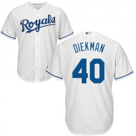 Wholesale Cheap Royals #40 Jake Diekman White Cool Base Stitched MLB Jersey