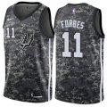 Wholesale Cheap Men's Nike San Antonio Spurs #11 Bryn Forbes Black Basketball Swingman City Edition 2018-19 Jersey