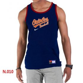 Wholesale Cheap Men\'s Nike Baltimore Orioles Home Practice Tank Top Blue