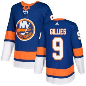 Wholesale Cheap Adidas Islanders #9 Clark Gillies Royal Blue Home Authentic Stitched NHL Jersey