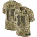 Wholesale Cheap Nike Buccaneers #14 Chris Godwin Camo Youth Stitched NFL Limited 2018 Salute To Service Jersey