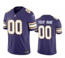 Cheap Men's Minnesota Vikings Active Player Custom Purple 2023 F.U.S.E. Throwback Vapor Limited Stitched Football Jersey